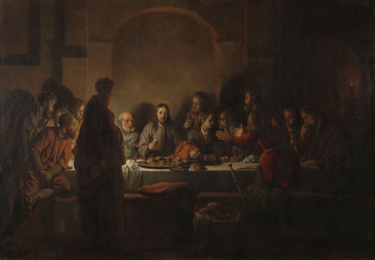Nattverden, 1664 av Gerbrand van den Eeckhout