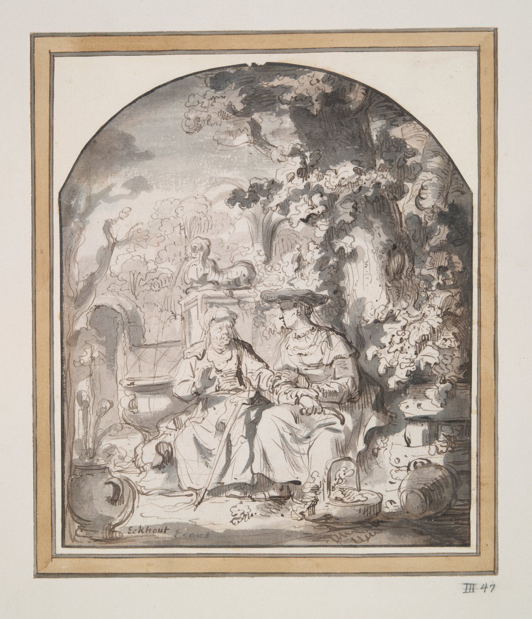 Vertumnus og Pomona av Gerbrand van den Eeckhout