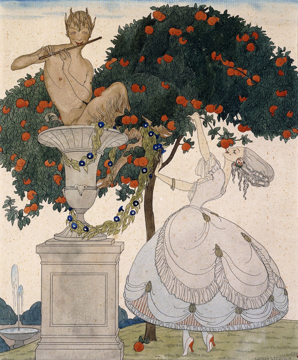Fristelse av Gerda Marie Frederike Wegener