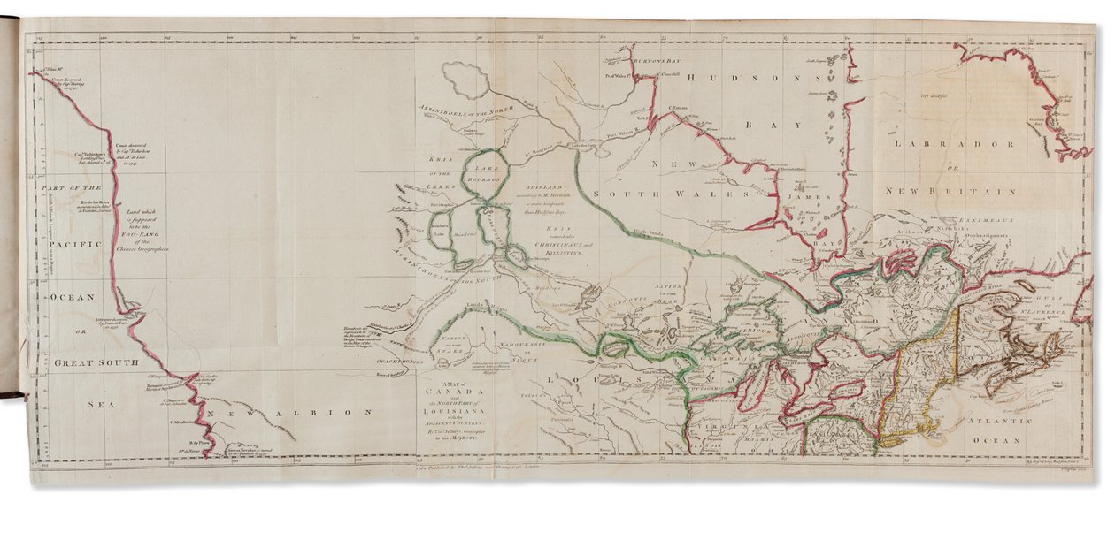 Reiser fra Asia til Amerika, for å fullføre oppdagelsene av Nordvestkysten av Amerika, London: Thomas Jefferys av Gerhard Friedrich Müller