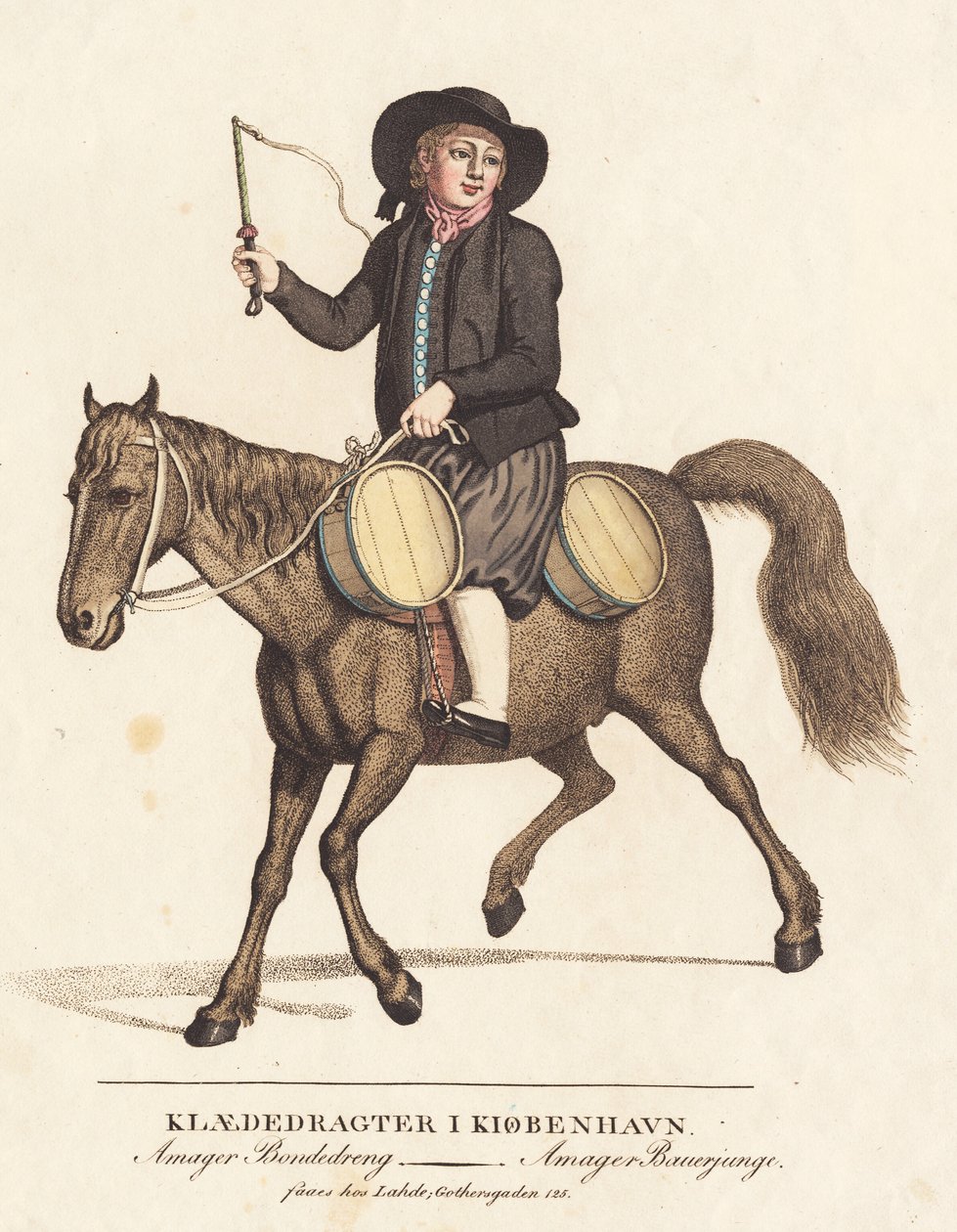 Amager Bondegutt av Gerhard Ludvig Lahde