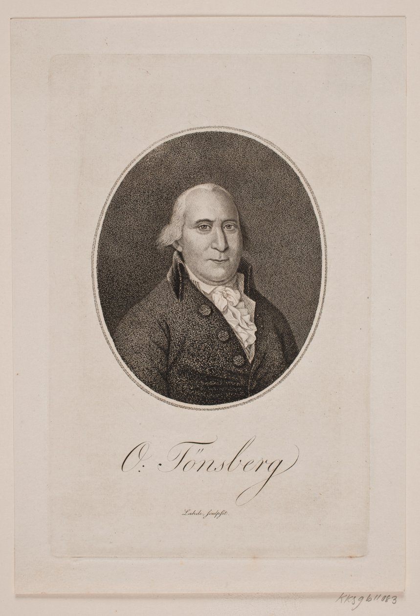 Otto Thott Tønsberg av Gerhard Ludvig Lahde