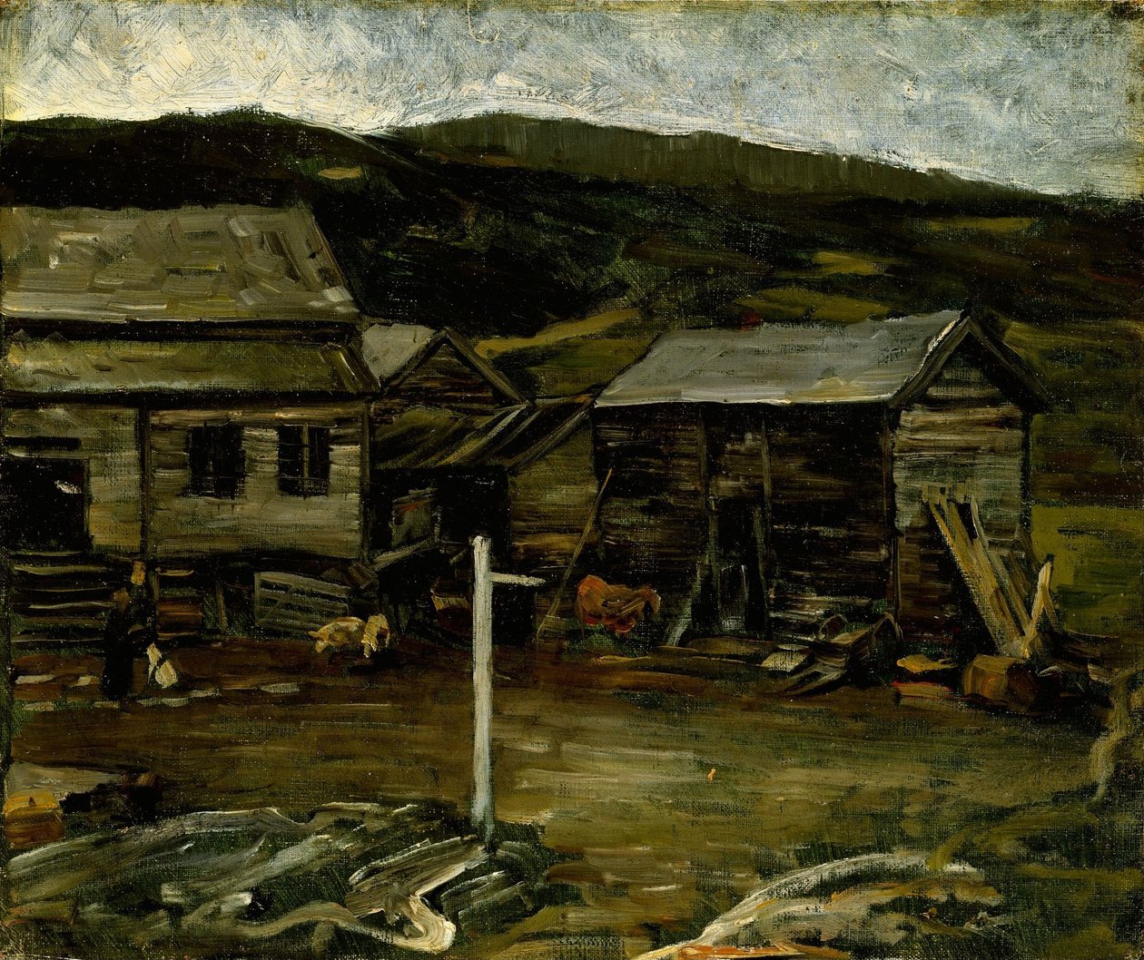 Høstkveld på gården, Øylo av Gerhard Munthe