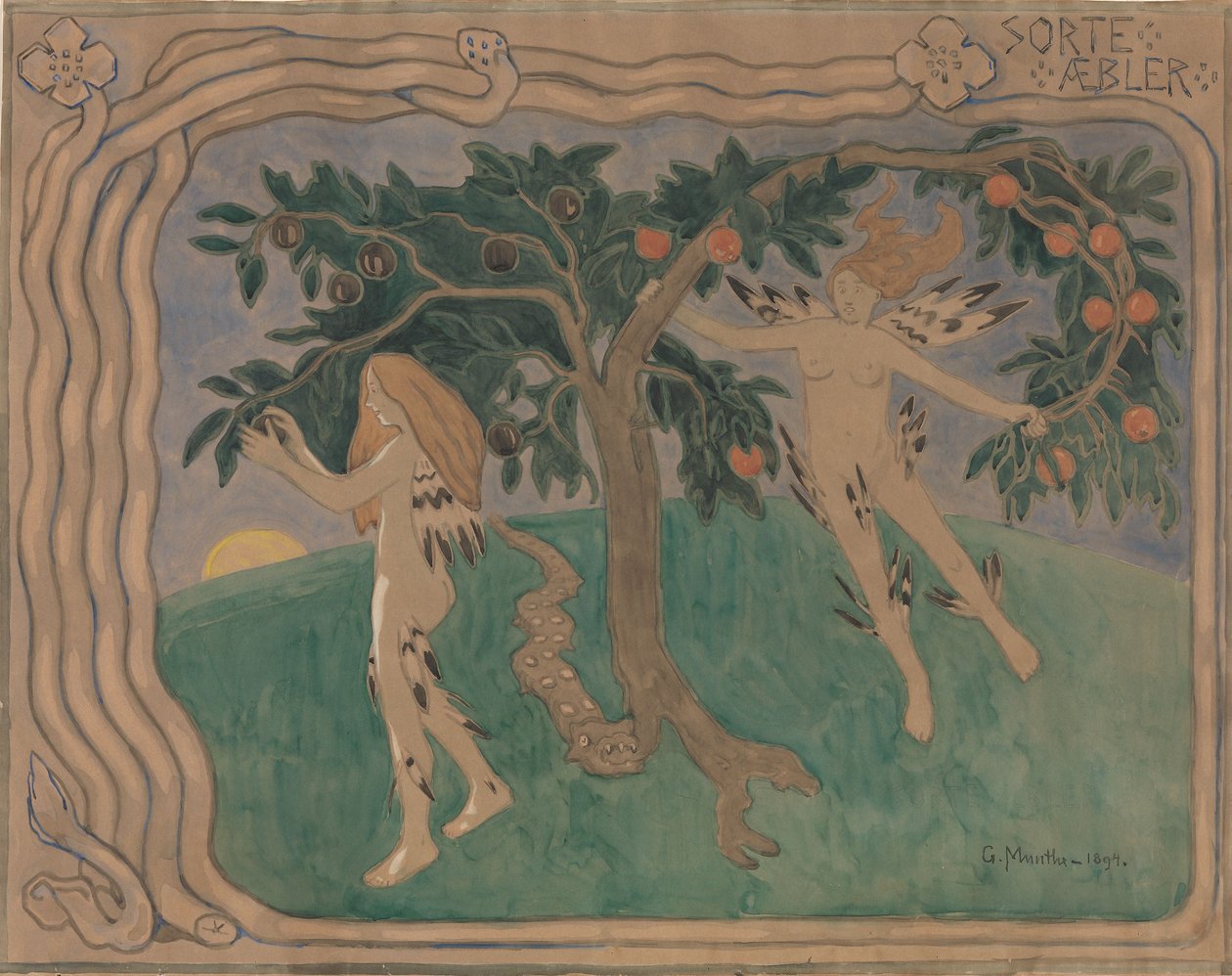Svarte epler av Gerhard Munthe