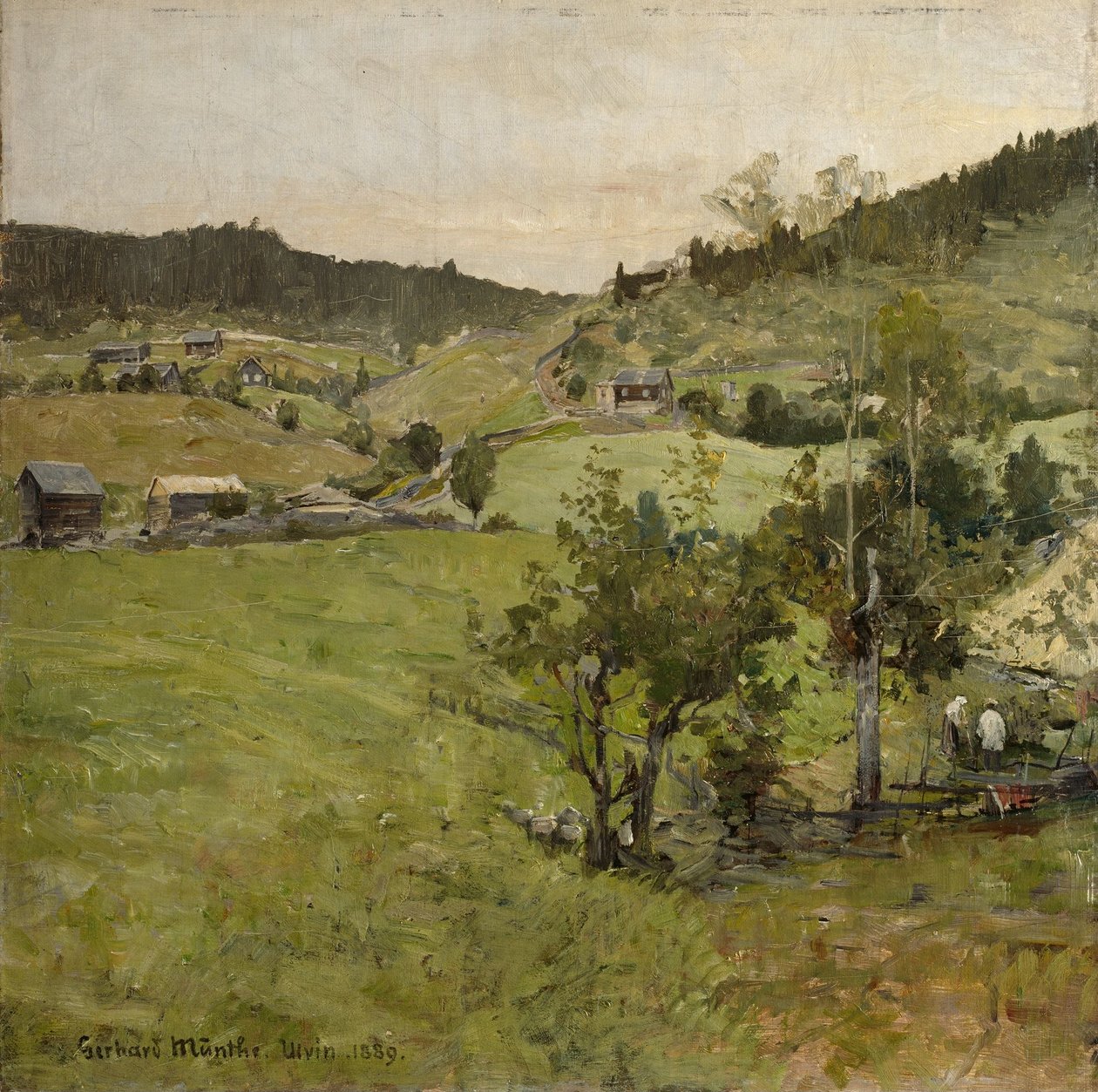 Småforpakteres gårder av Gerhard Munthe