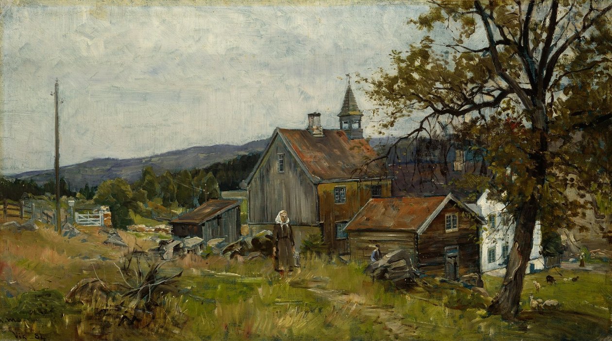 Gård, Vik ved Stange av Gerhard Munthe