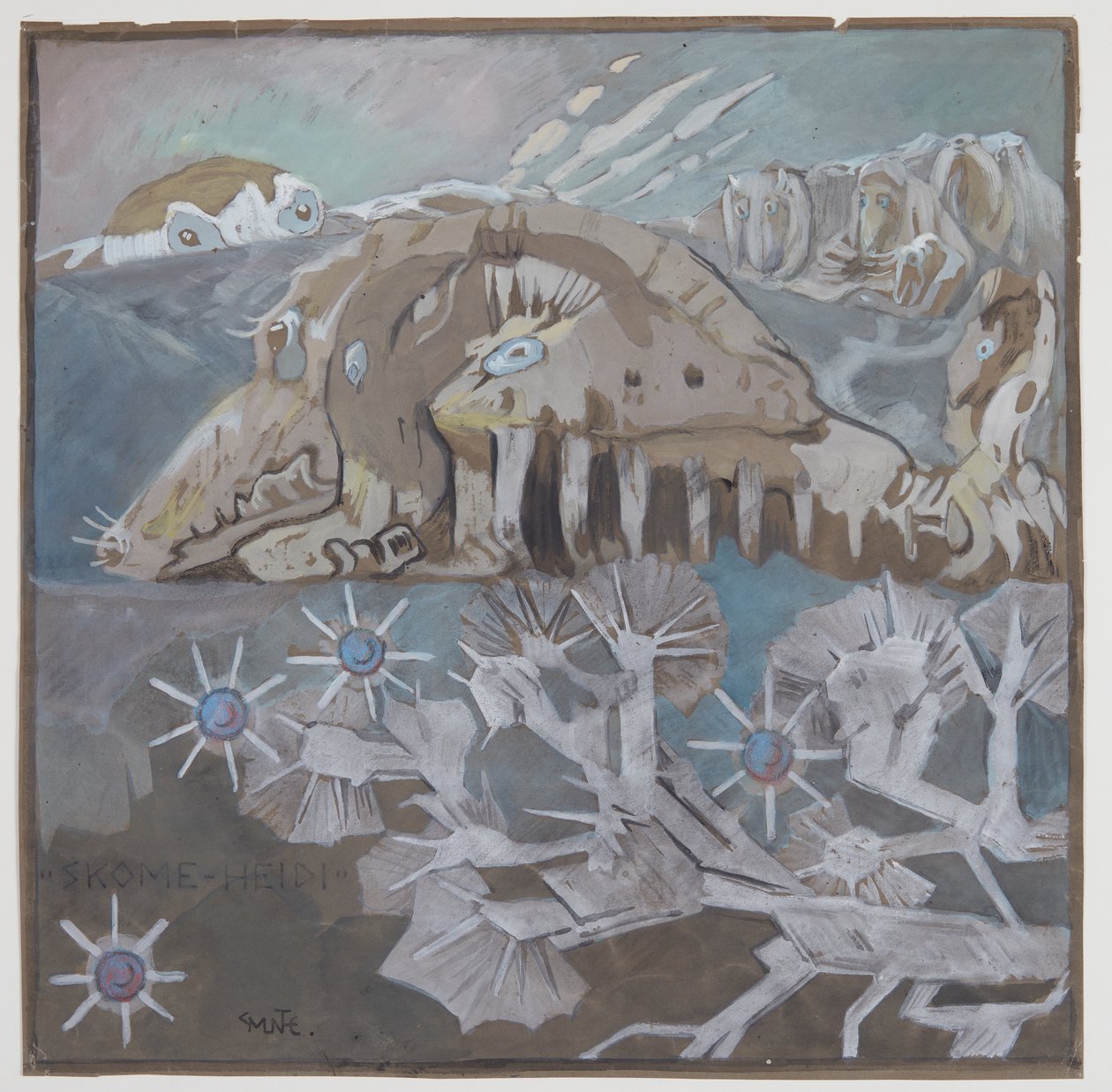 Høye fjell av Gerhard Munthe