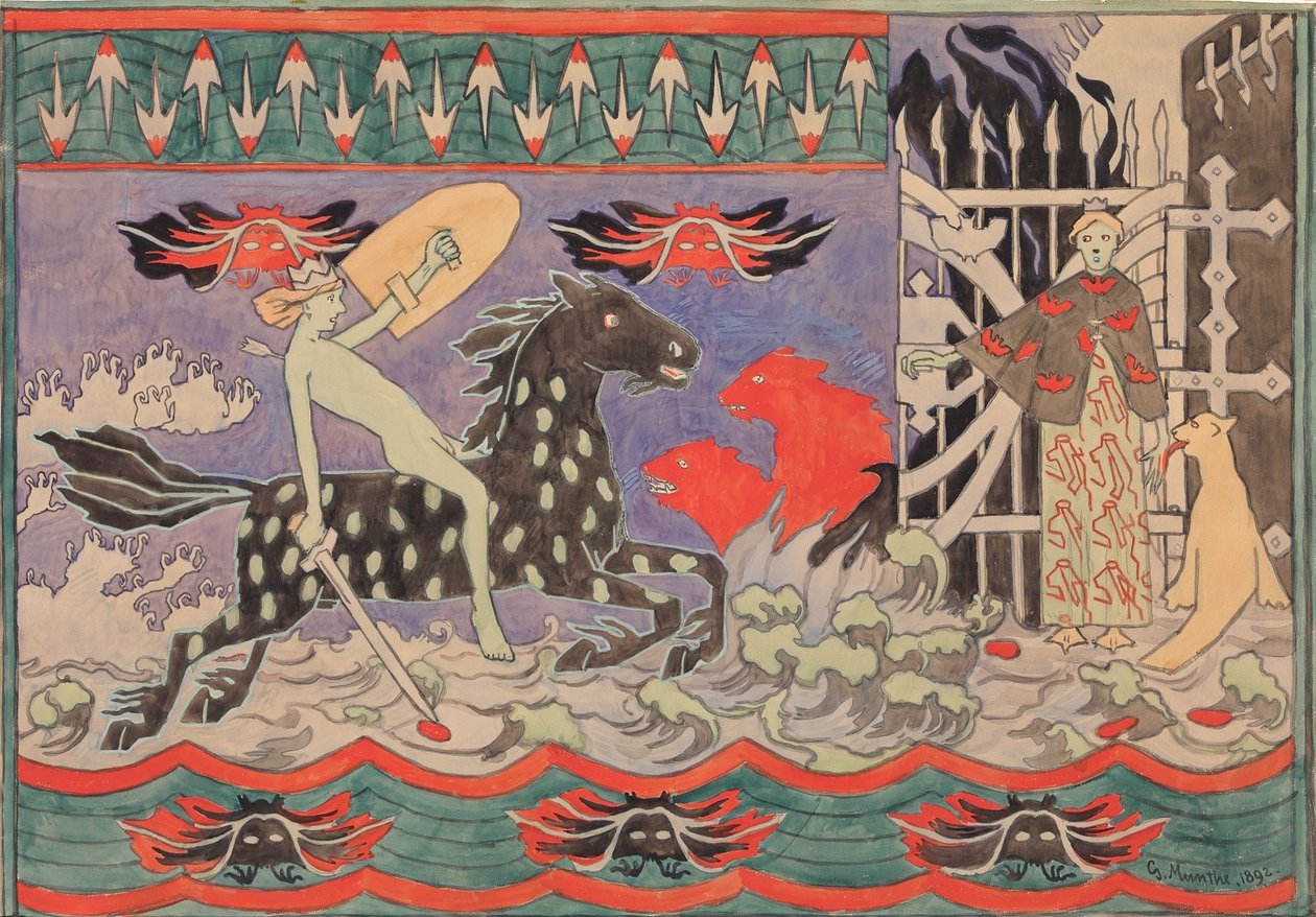 Helvetes hest av Gerhard Munthe