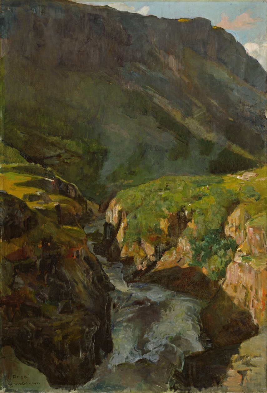 Elven Driva av Gerhard Munthe