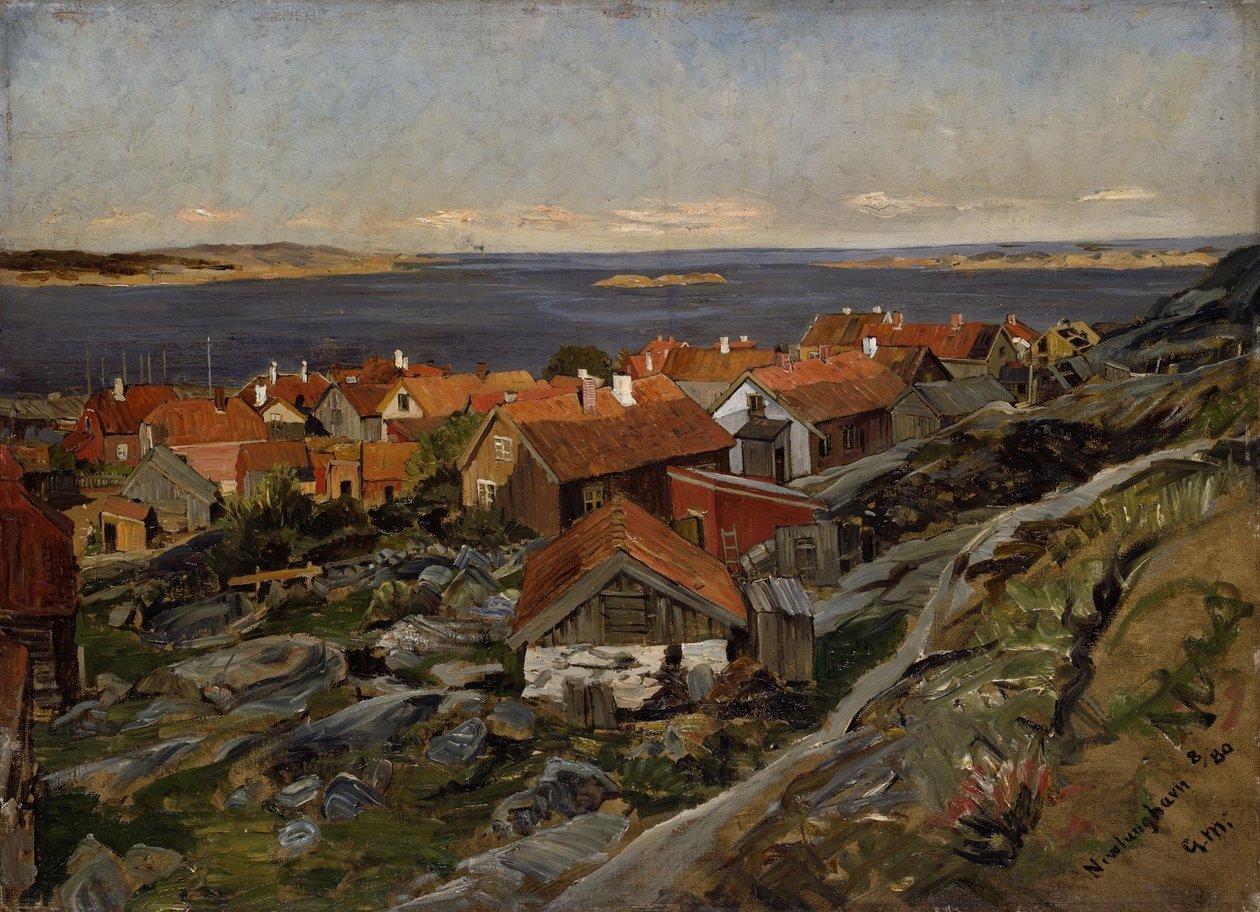 View of Nevlunghavn av Gerhard Munthe