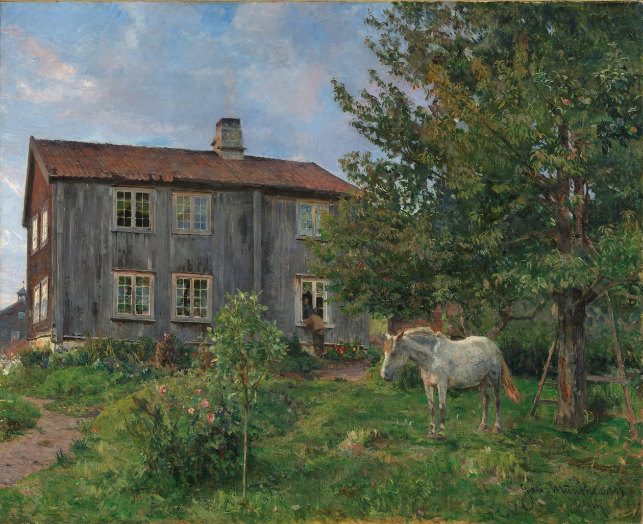 På gården av Gerhard Peter Frantz Vilhelm Munthe