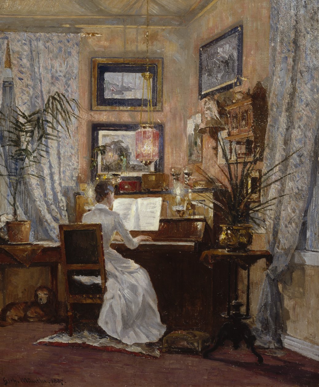 Hjemmet i Sandvika av Gerhard Peter Frantz Vilhelm Munthe
