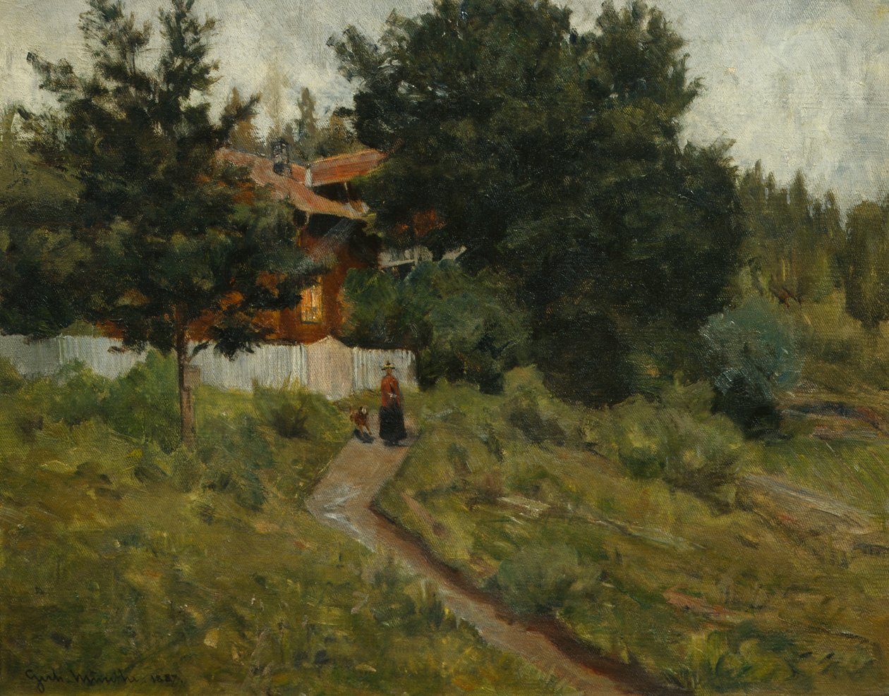 Kvinne og barn av Gerhard Peter Frantz Vilhelm Munthe