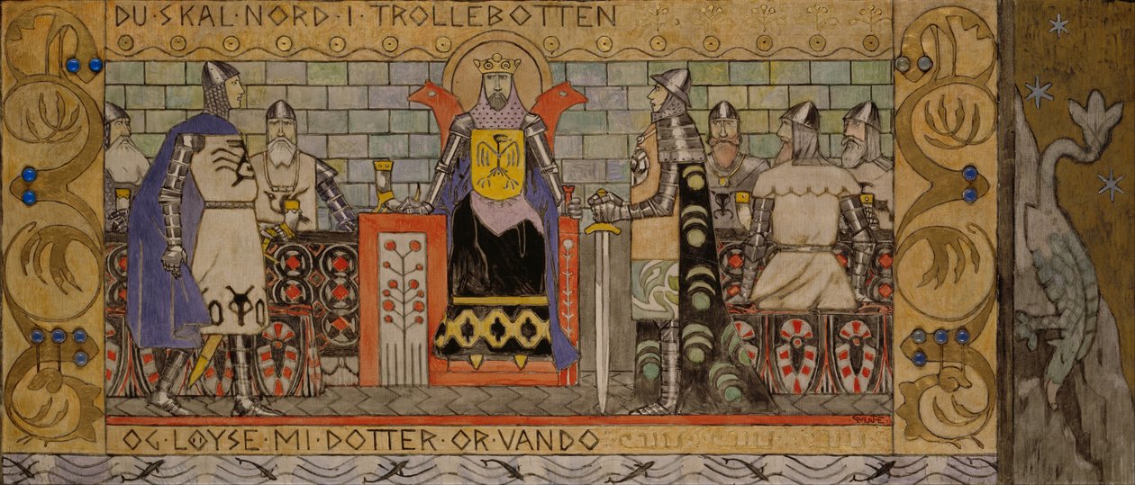 Åsmund i Kongesalen av Gerhard Peter Frantz Vilhelm Munthe