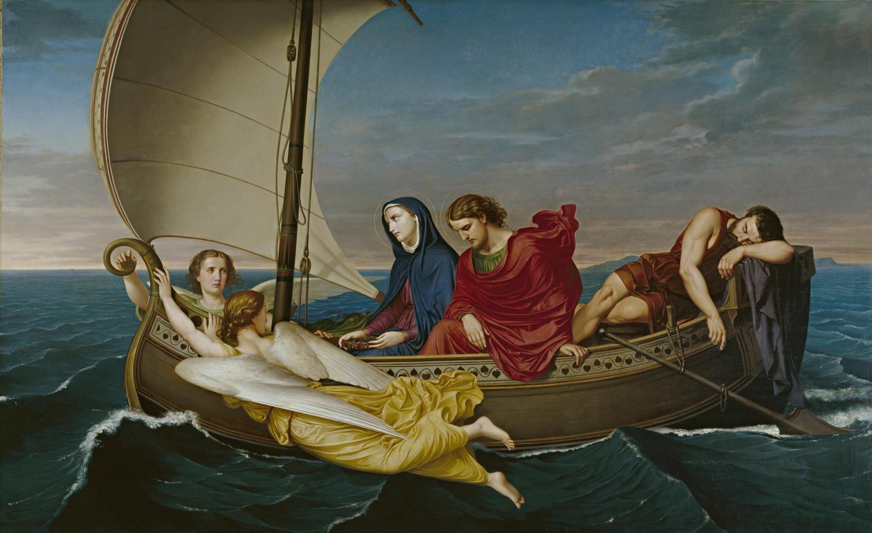Marias og Josefs reise i Ephesusn av German Hernandez Amores
