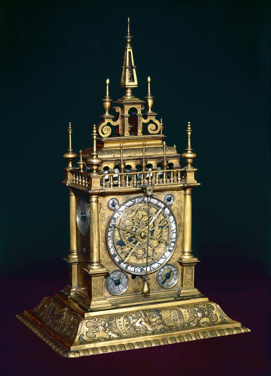 Augsburg-klokke, ca. 1630 (metall) av German School