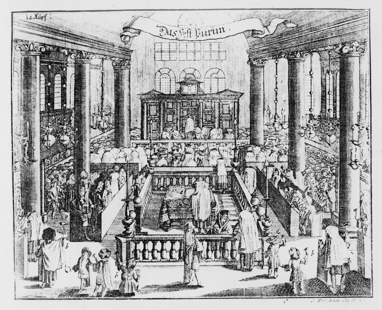 Berlin Synagogue, publisert i Kirschner Judisches Lexicon av German School