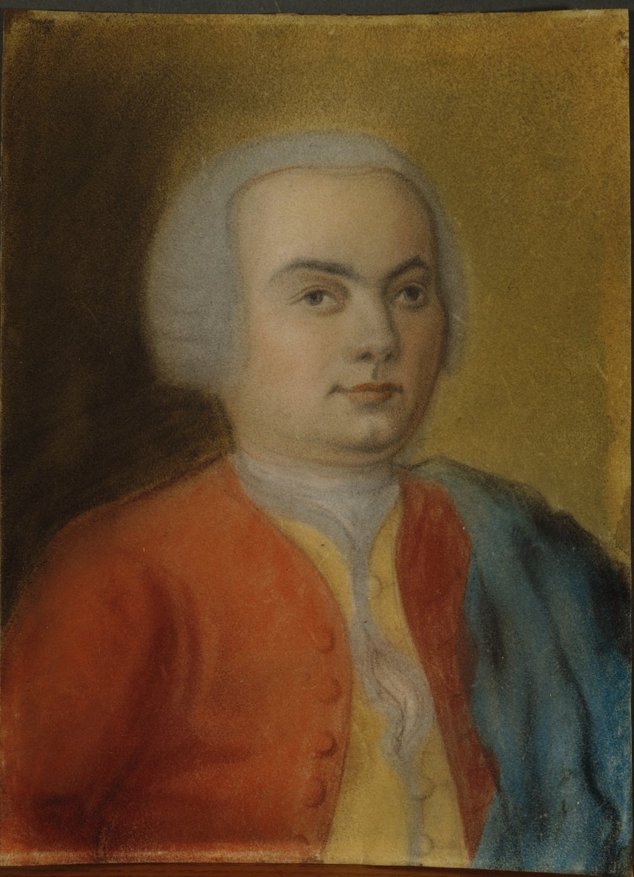 Carl Philipp Emanuel Bach, ca. 1733 (pastell på papir) av German School