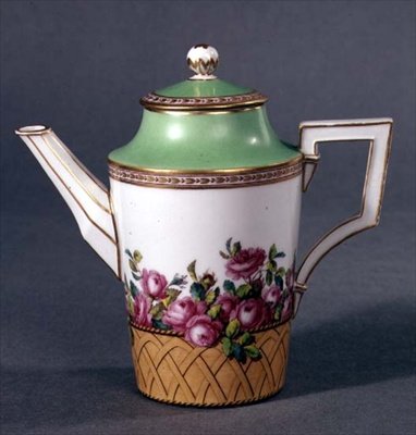 Kaffekanne, Berlin, ca. 1790-1800 (porselen) av German School
