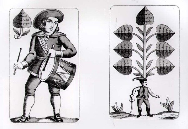 Design for spillkort av German School