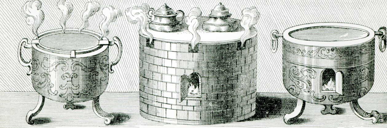 Enheter for å holde vann og mat varm på sabbaten, 1748 av German School