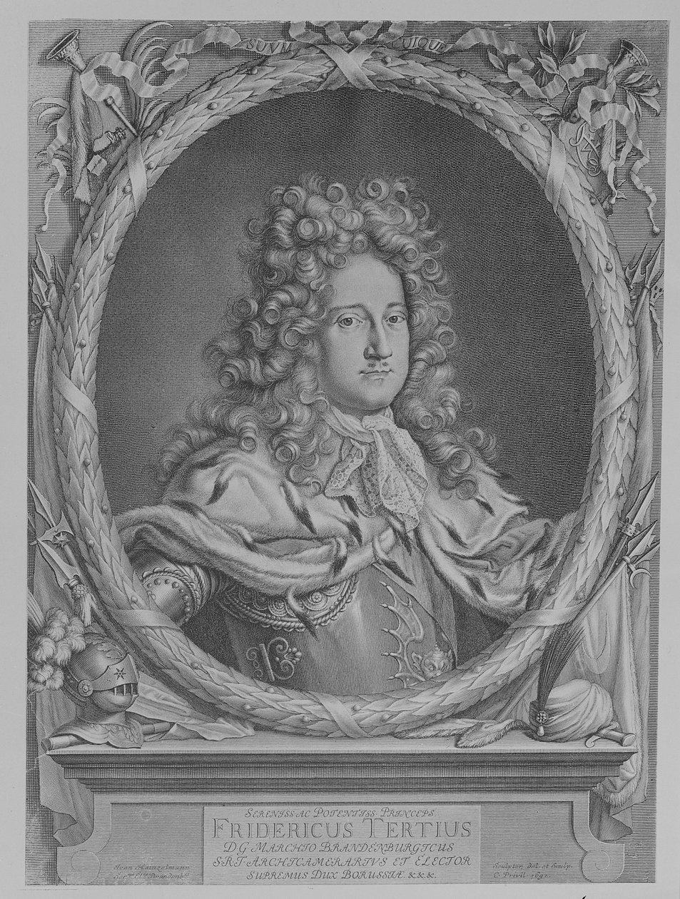Friedrich I av Preussen, 1692 av German School