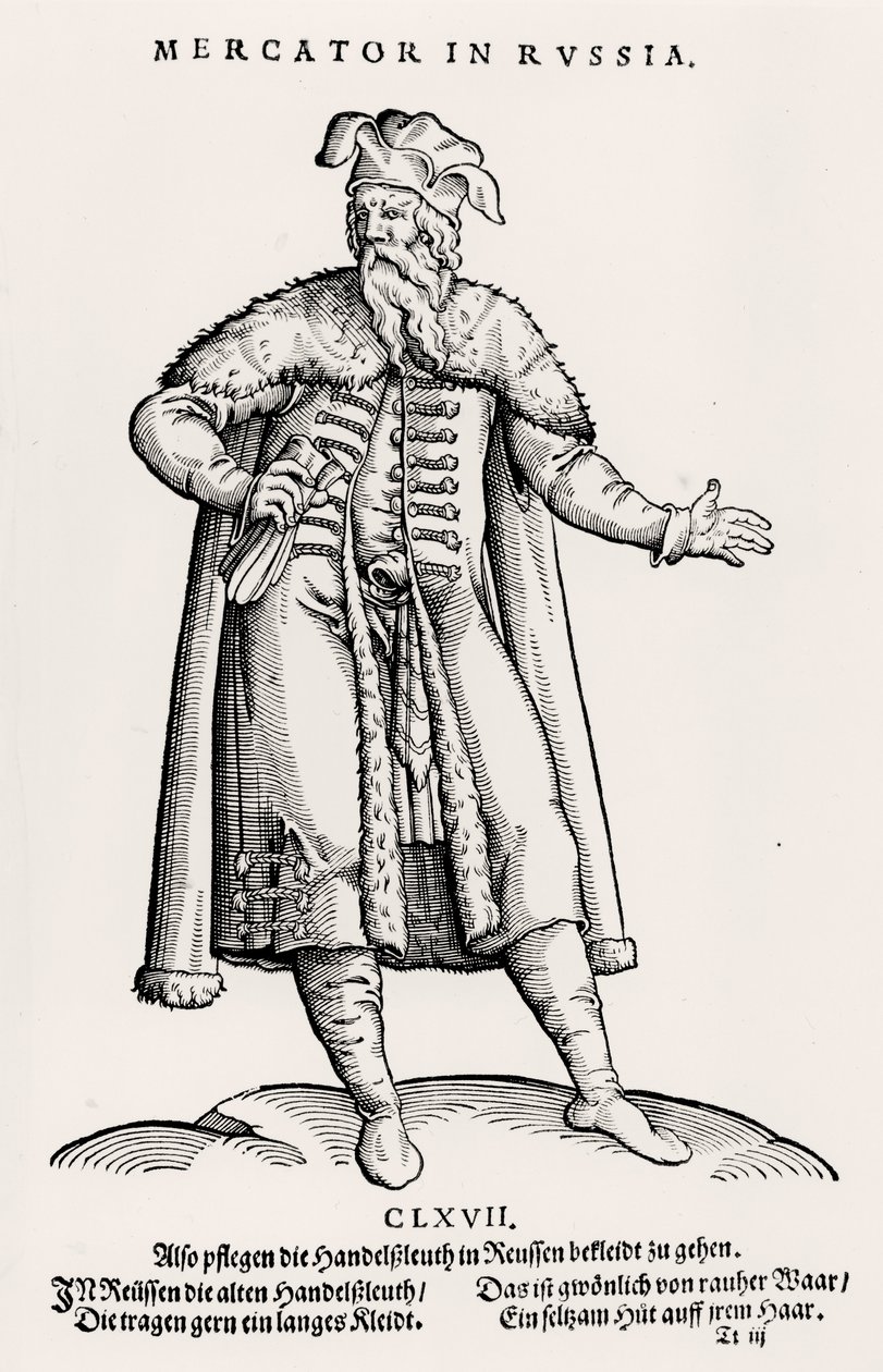 Gerard Mercator (1512-94) i Russland av German School