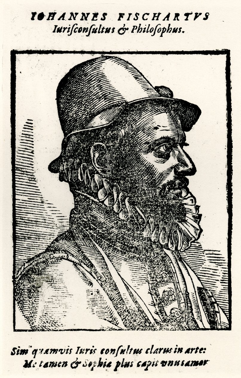 Johann Fischart, 1884-90 (fototype) av German School