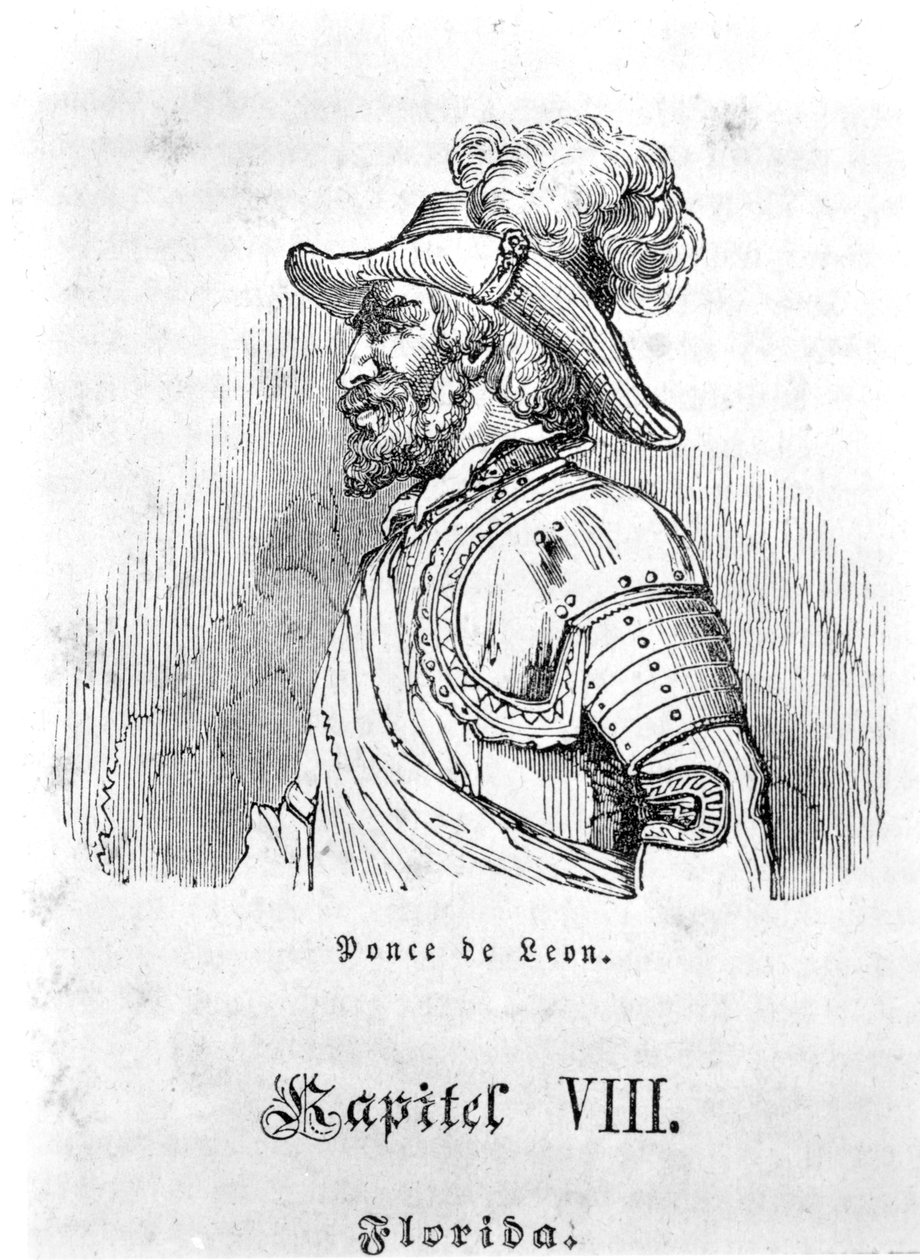 Juan Ponce de Leon (1460-1521) av German School