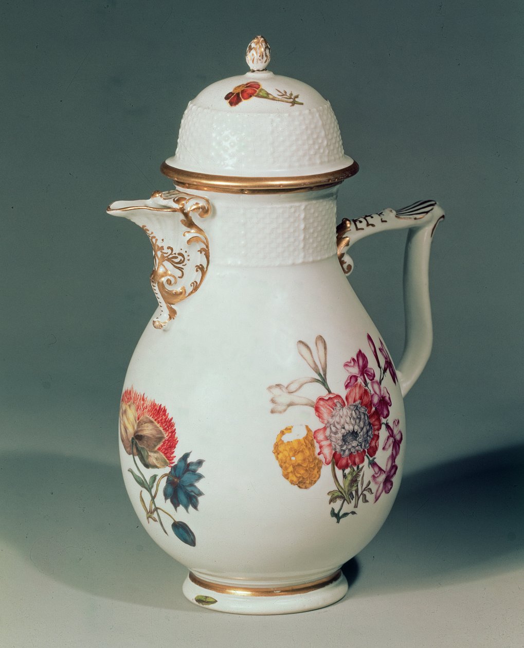 Meissen kaffekanne, ca. 1740-50 (porselen) av German School