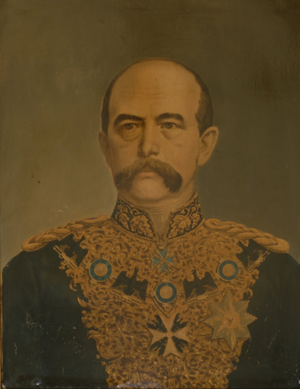 Prins Otto von Bismarck i diplomatuniform, ca. 1865 av German School