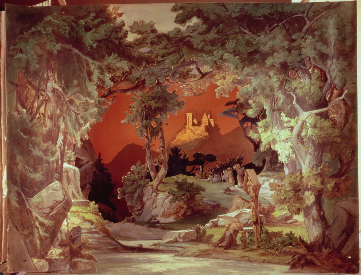 Scenemodell for operaen 
