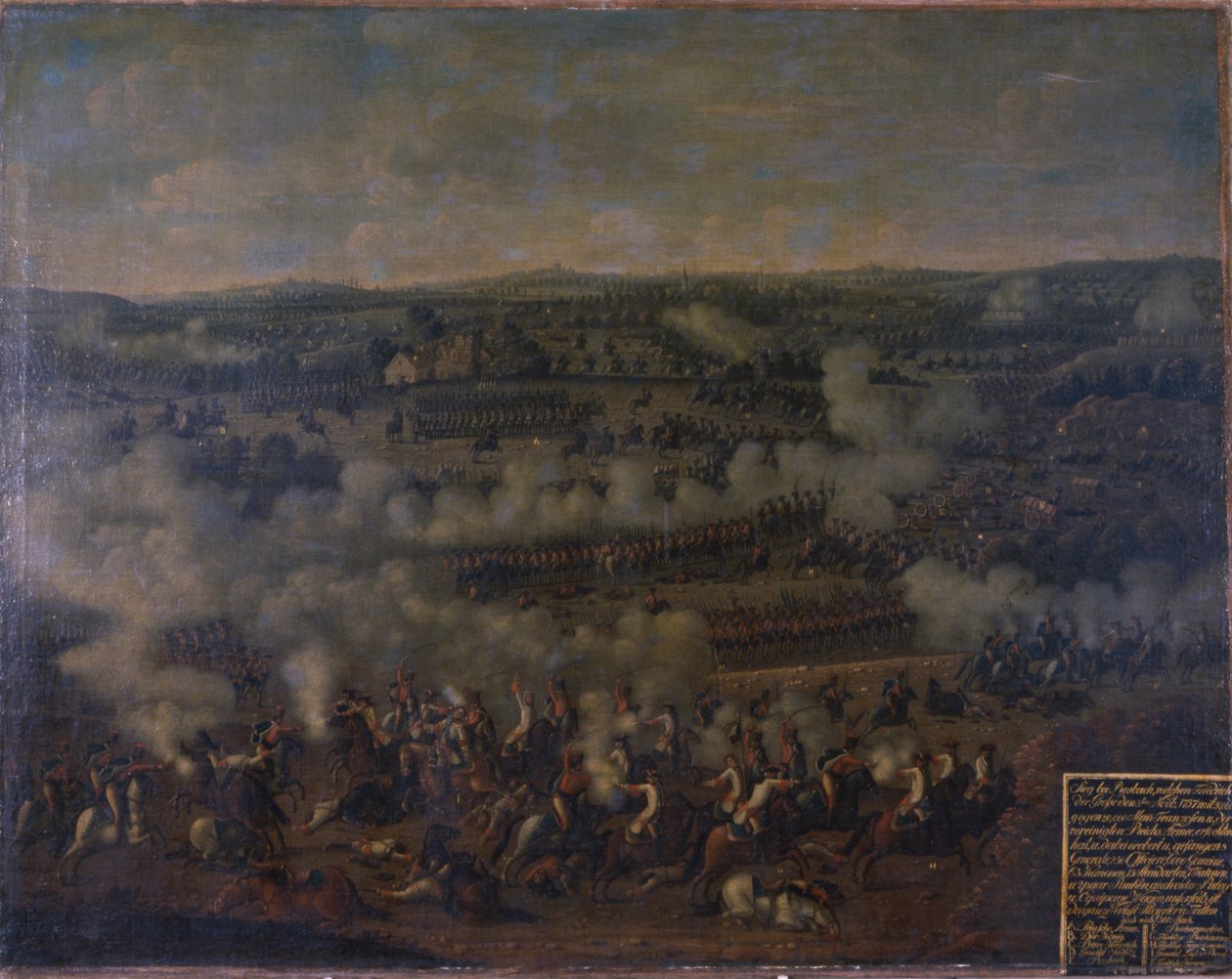 Slaget ved Rossbach, 1757 av German School
