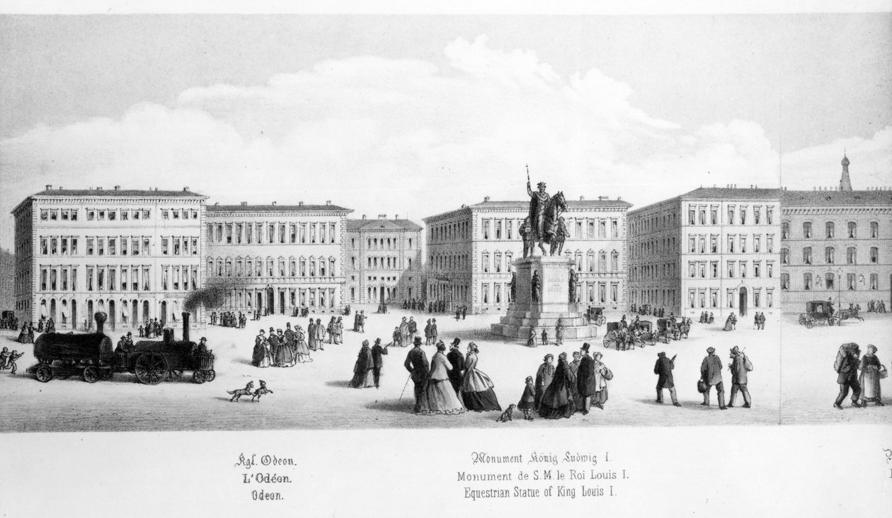 Utsikt over München, 1869 av German School