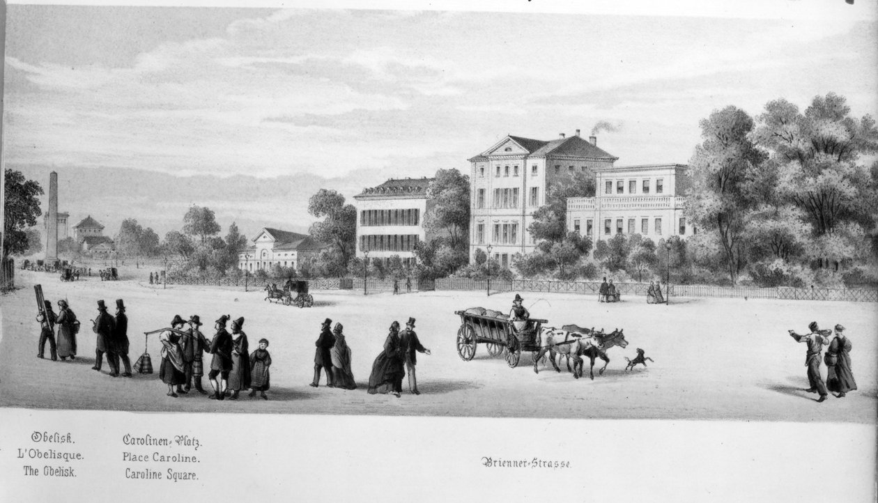 Utsikt over München, 1869 av German School