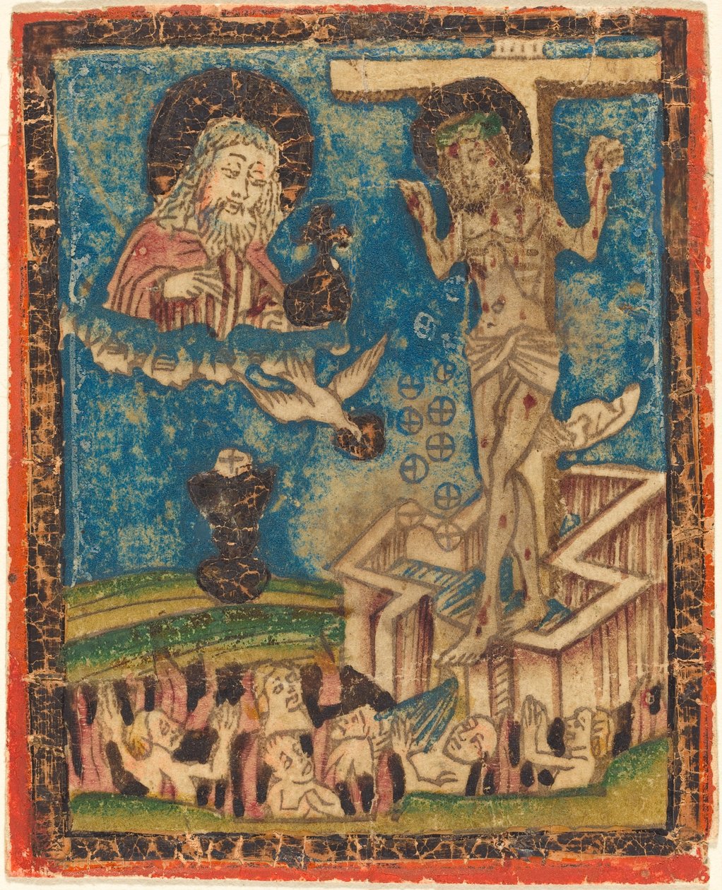 Allegori om eukaristien av German 15th Century