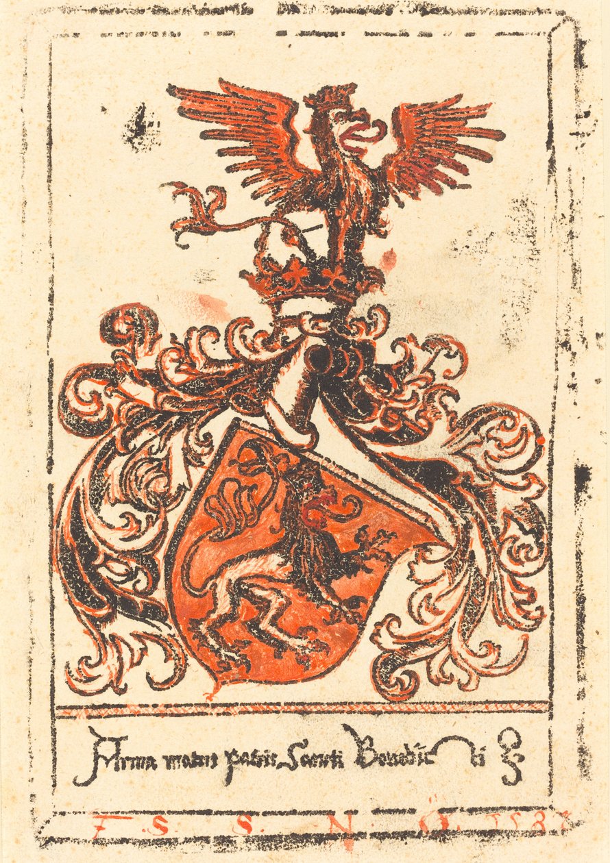 Bokskilt fra klosteret Ottobeuren av German 15th Century
