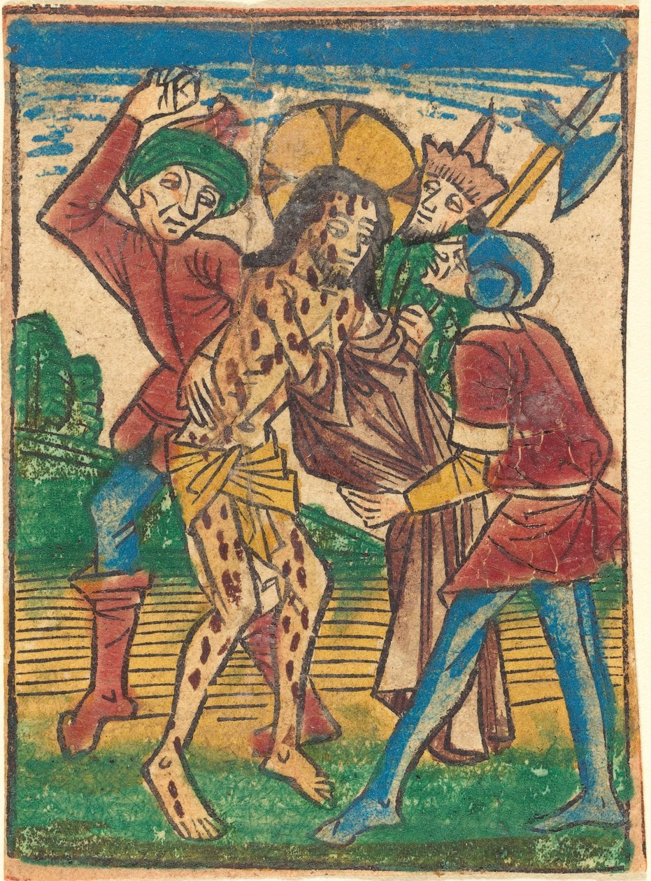Kristus strippet av German 15th Century