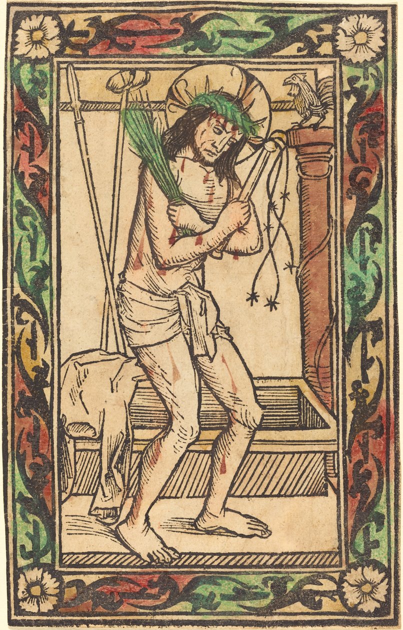 Kristus som sorgens mann av German 15th Century
