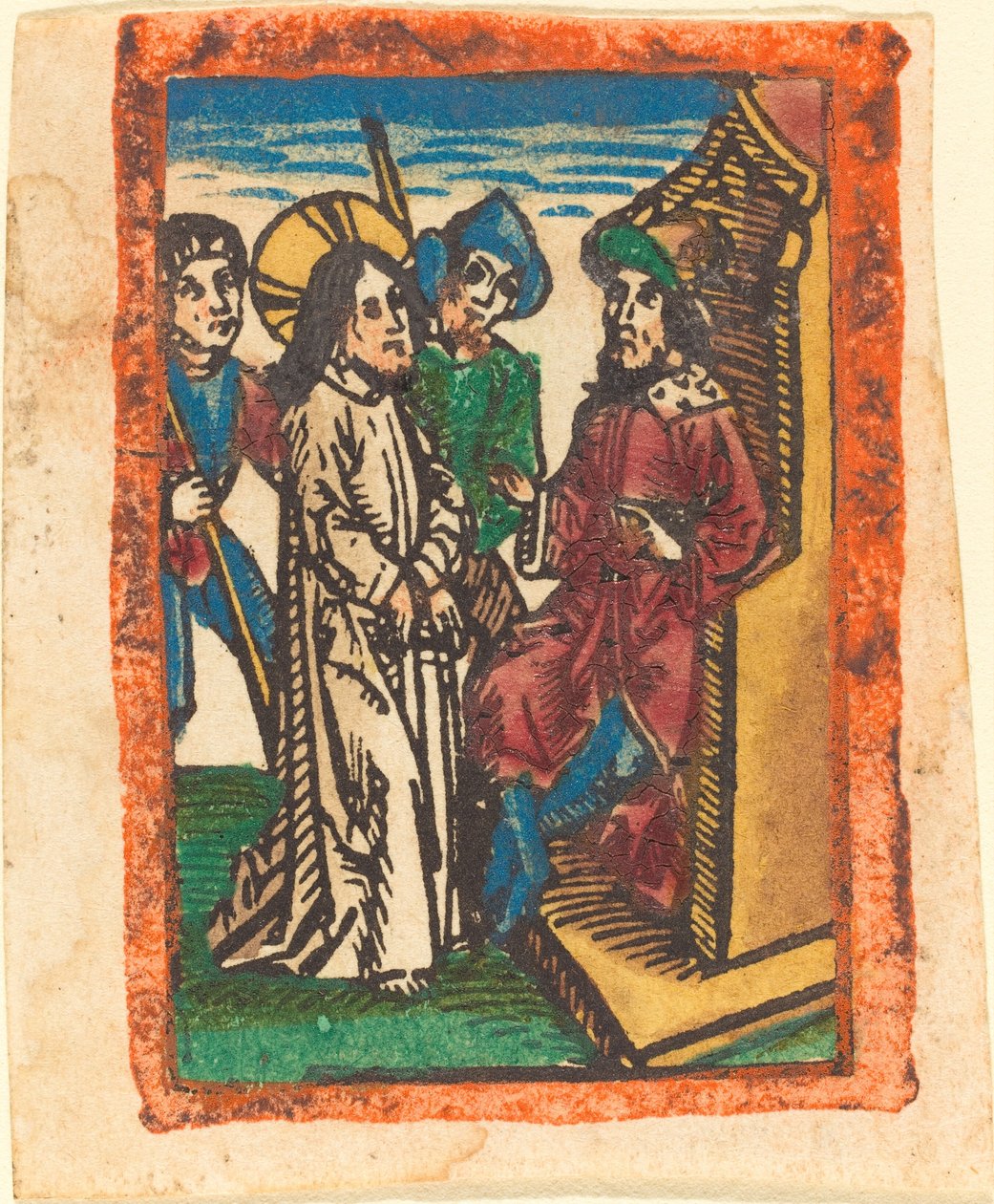 Kristus før Pilatus av German 15th Century