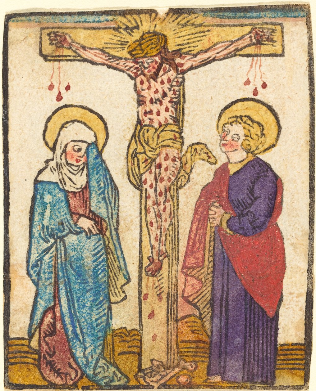 Kristus på korset av German 15th Century