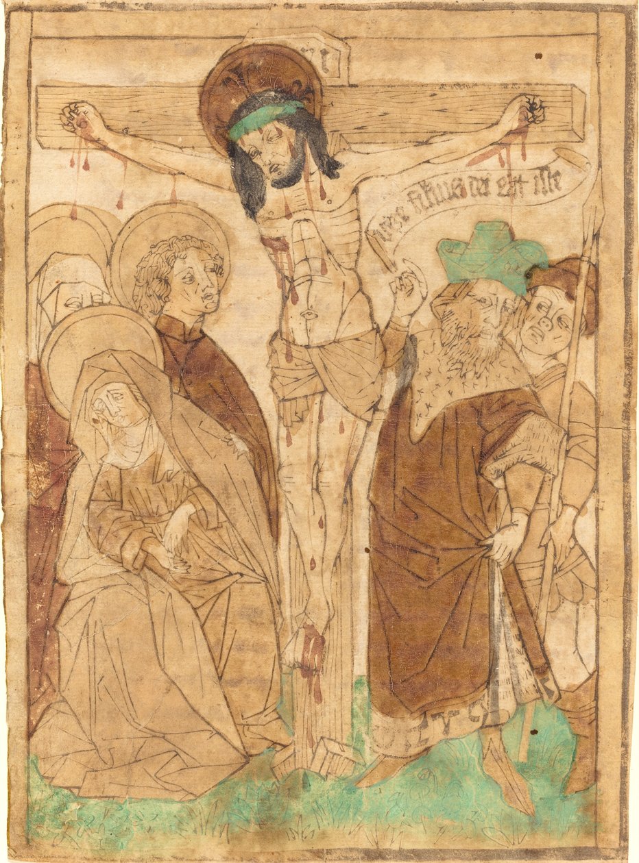 Kristus på korset av German 15th Century