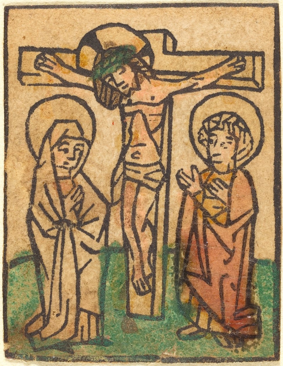 Kristus på korset av German 15th Century