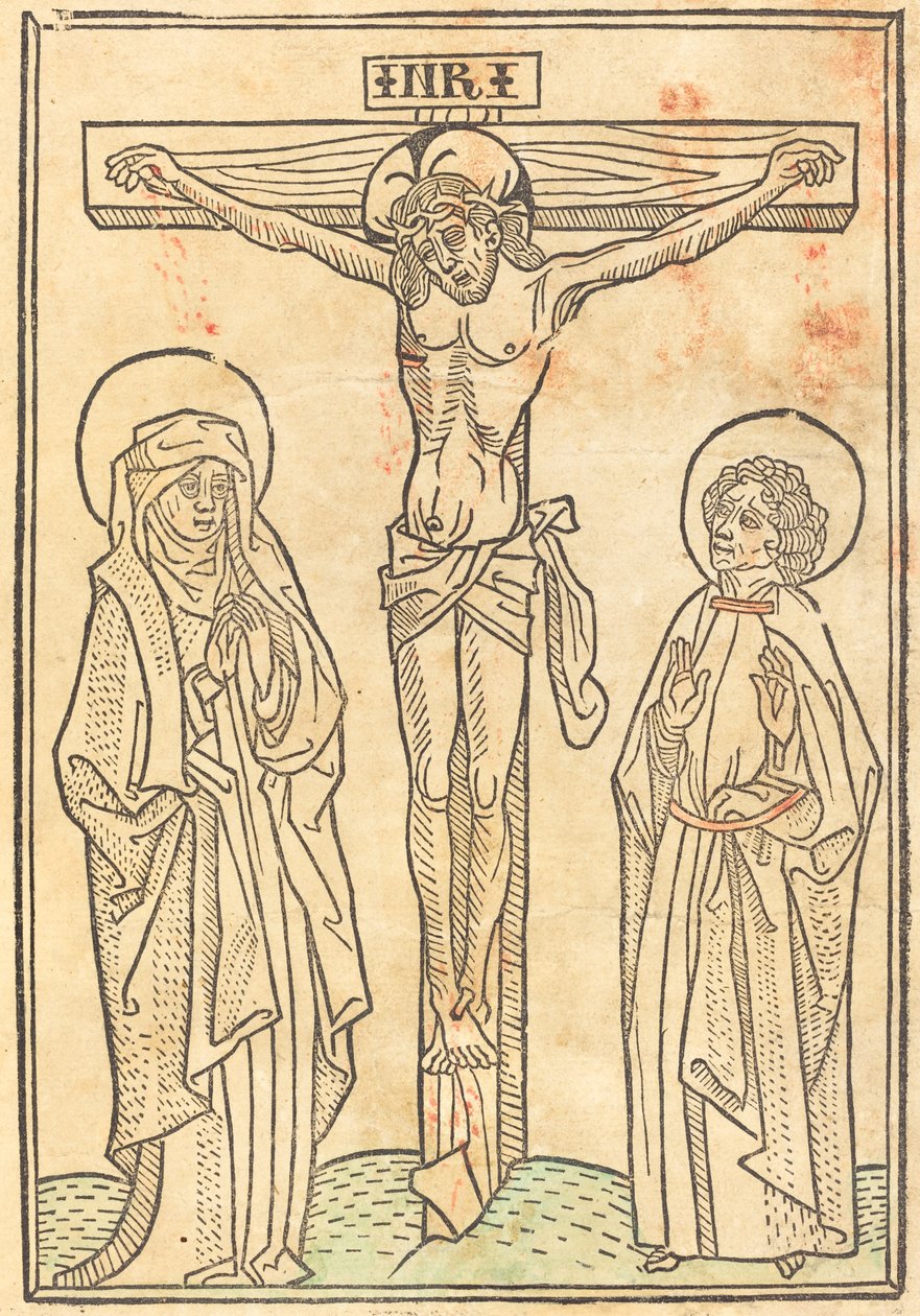 Kristus på korset av German 15th Century