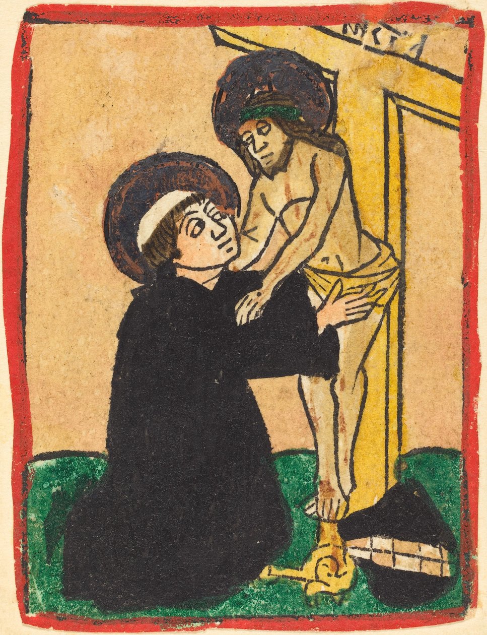 Sankt Bernhard av Clairvaux av German 15th Century