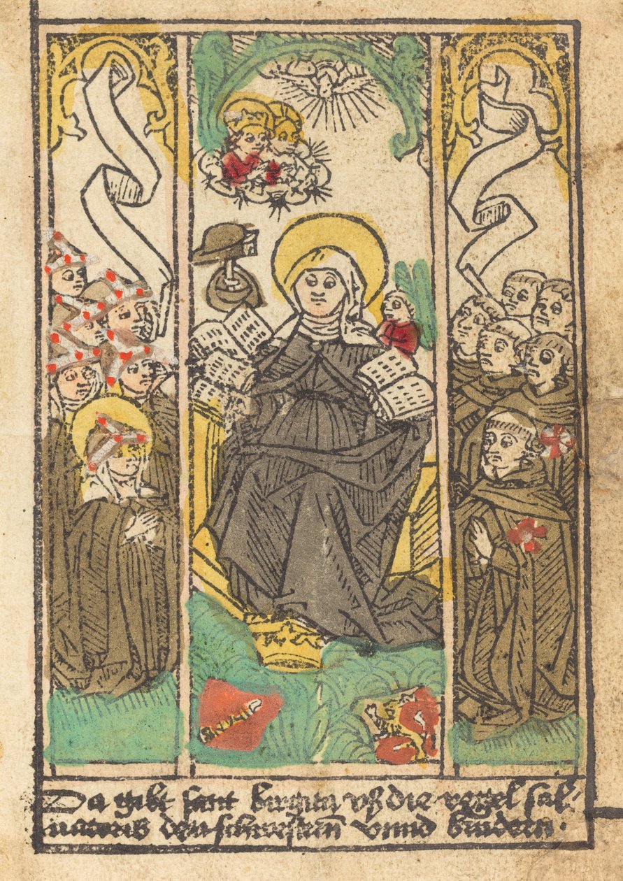 Den hellige Birgitta av German 15th Century