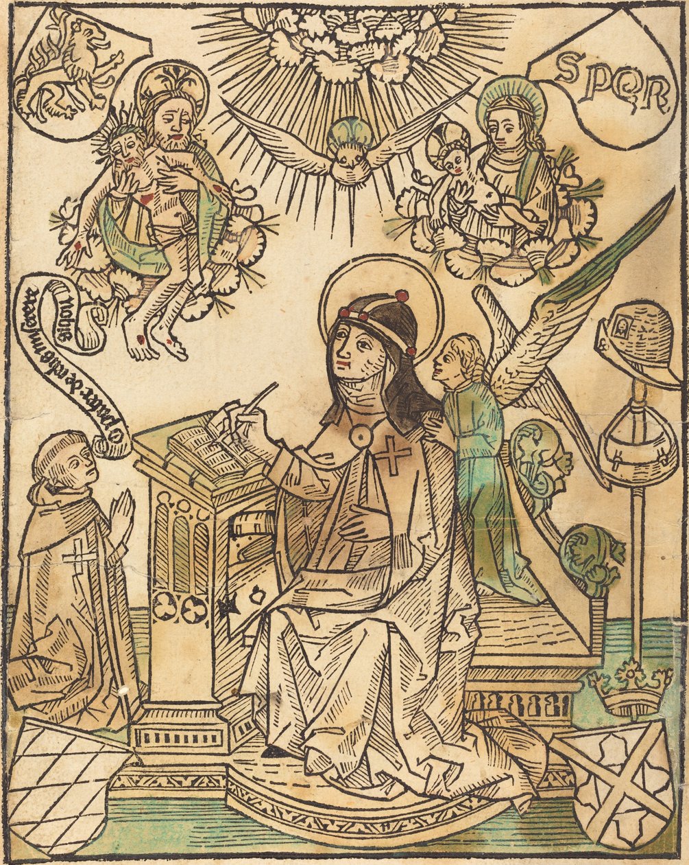 Den hellige Birgitta av German 15th Century