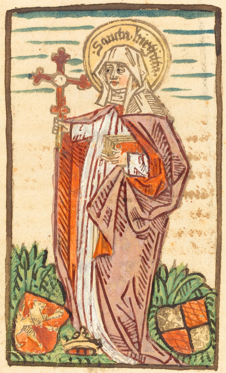 Den hellige Birgitta av German 15th Century