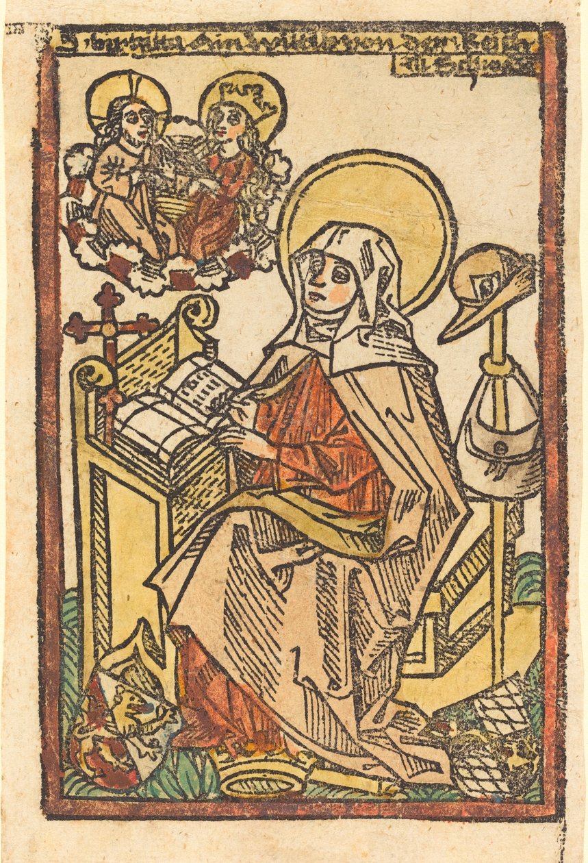 Den hellige Birgitta av German 15th Century