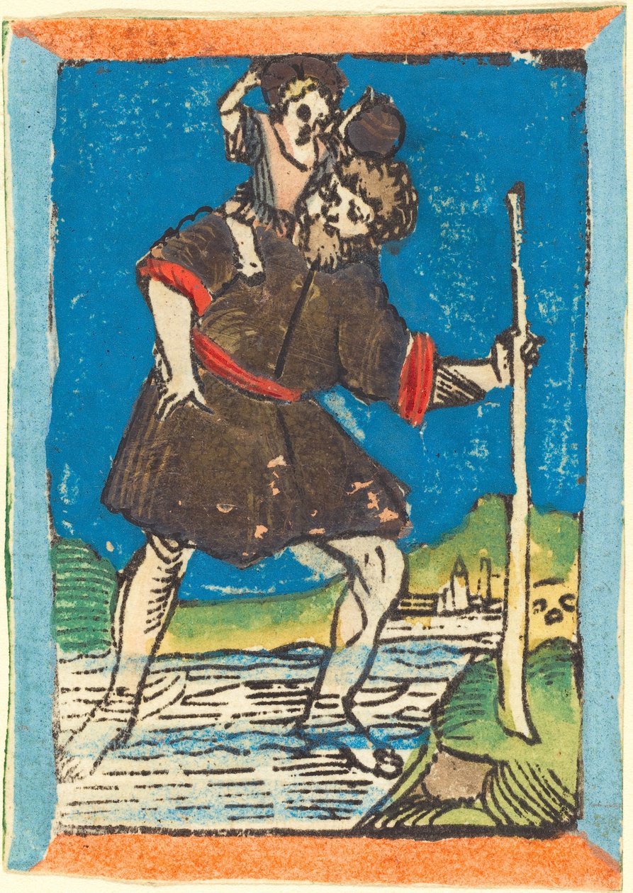 Den hellige Christopher av German 15th Century